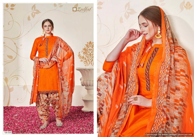 Zulfat Husna E Patiala 2 Heavy Jam Cotton Jacquard Dress Material